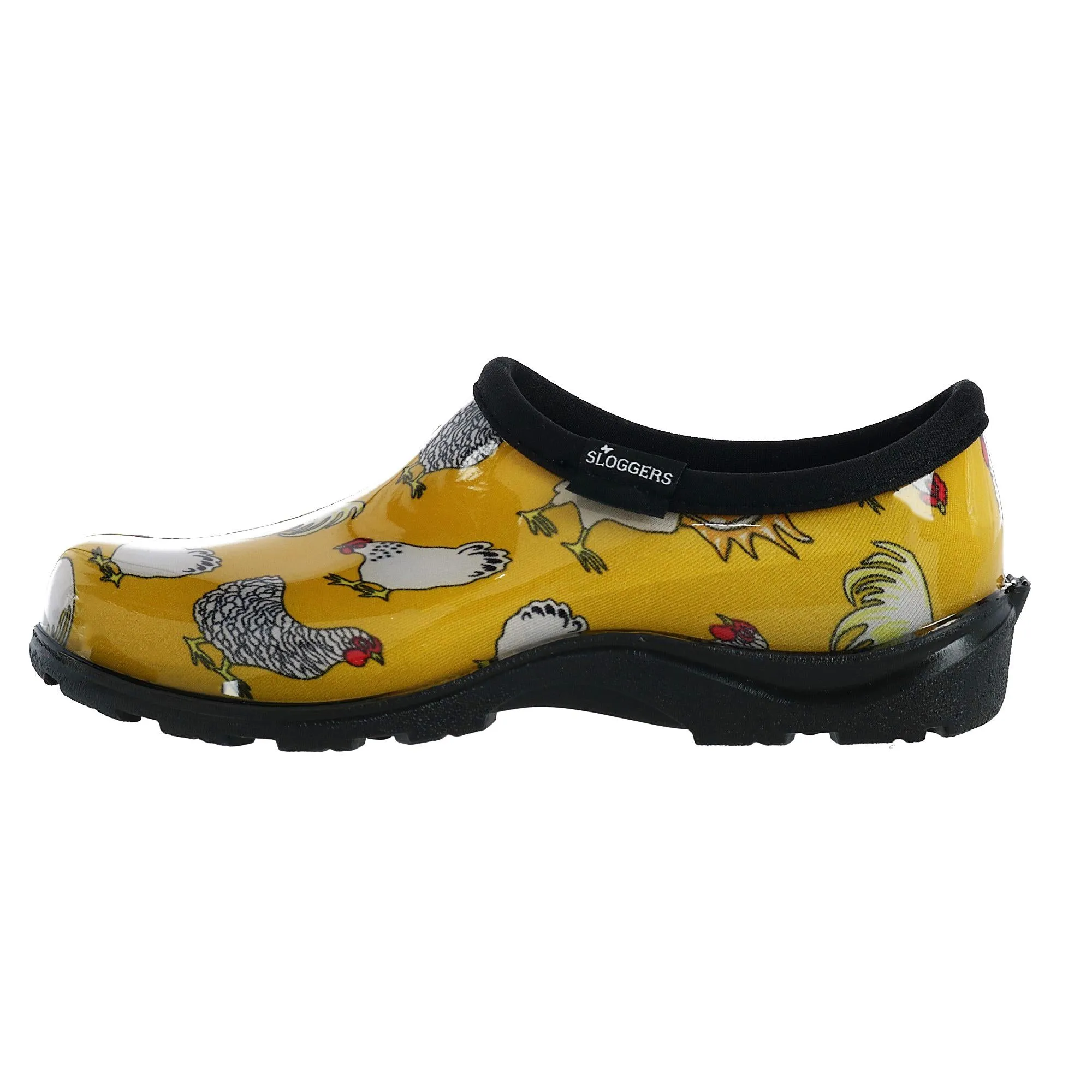 Women's Chicken Print Short Rain and Garden Shoes