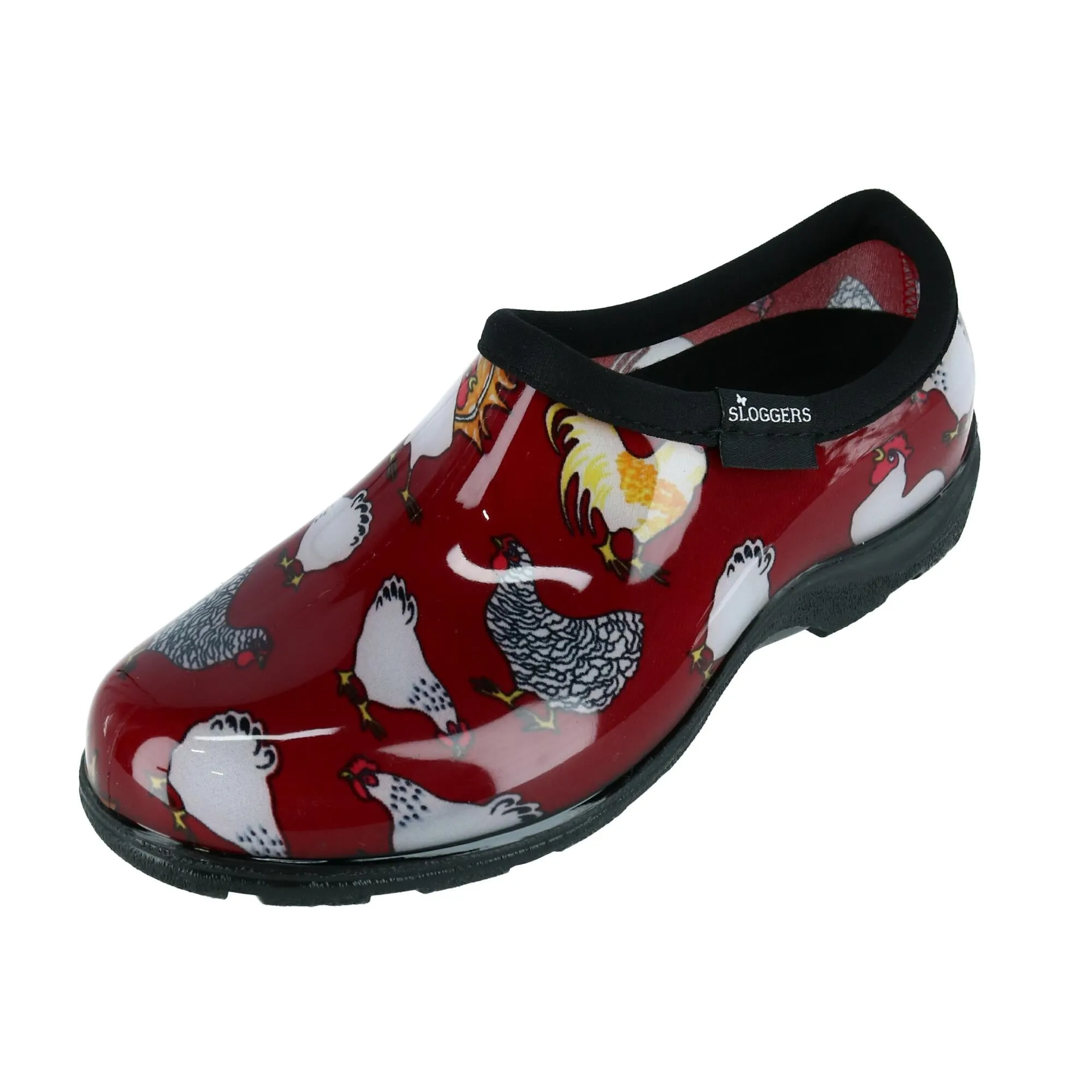 Women's Chicken Print Short Rain and Garden Shoes