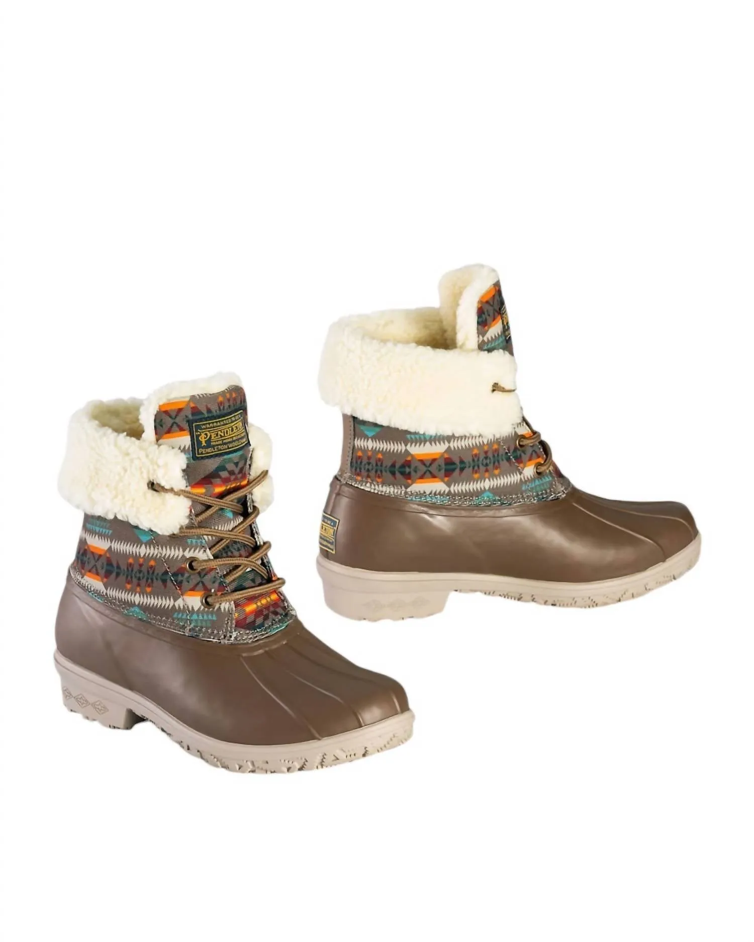 Women’S Classic Basketmaker Duck Winter Boots In Cafe