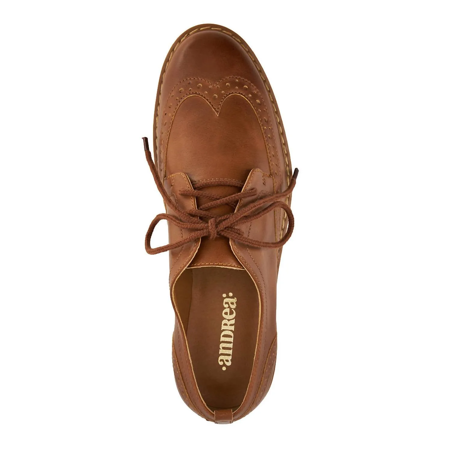 Women's Comfort Oxford Shoes In Brown