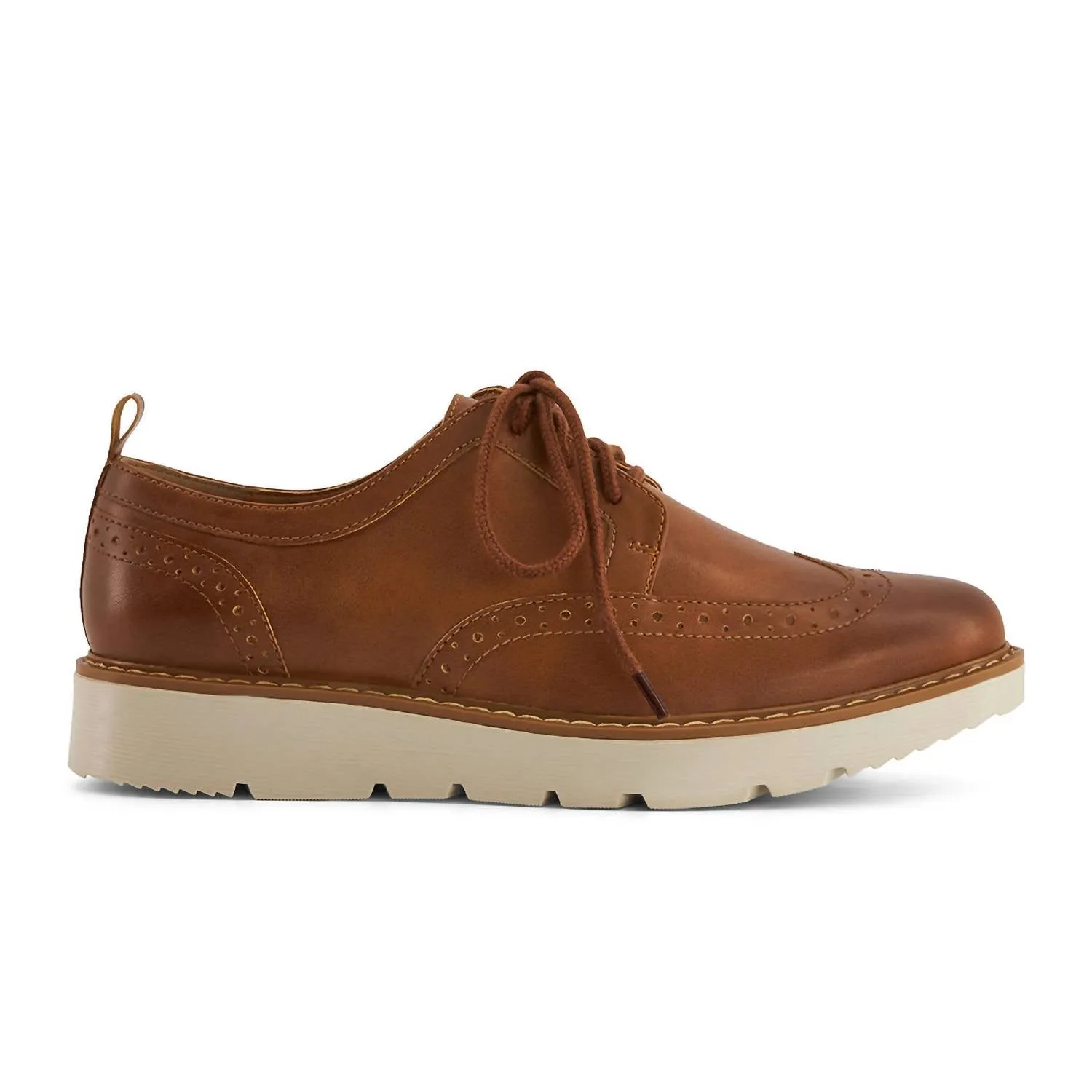 Women's Comfort Oxford Shoes In Brown