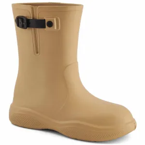 Women's Fashion Rain Boots In Beige