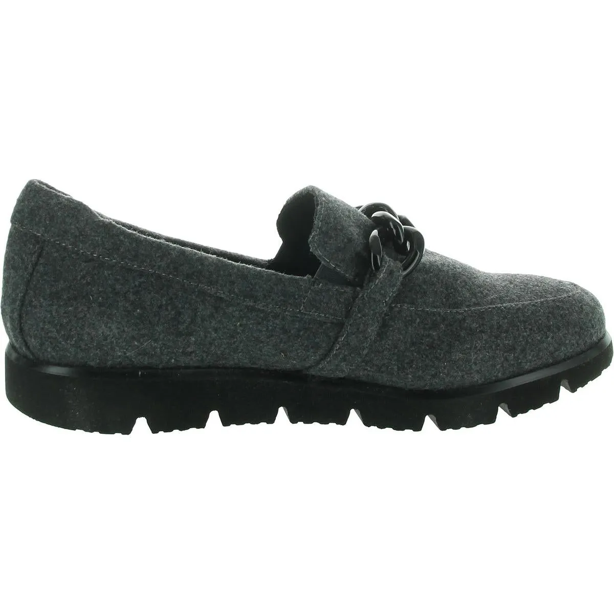 Womens Faux Fur Manmade Loafers