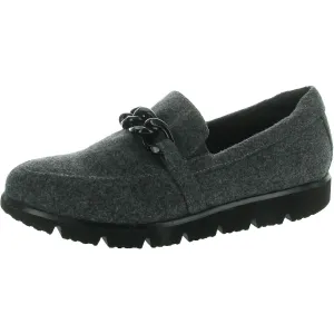 Womens Faux Fur Manmade Loafers