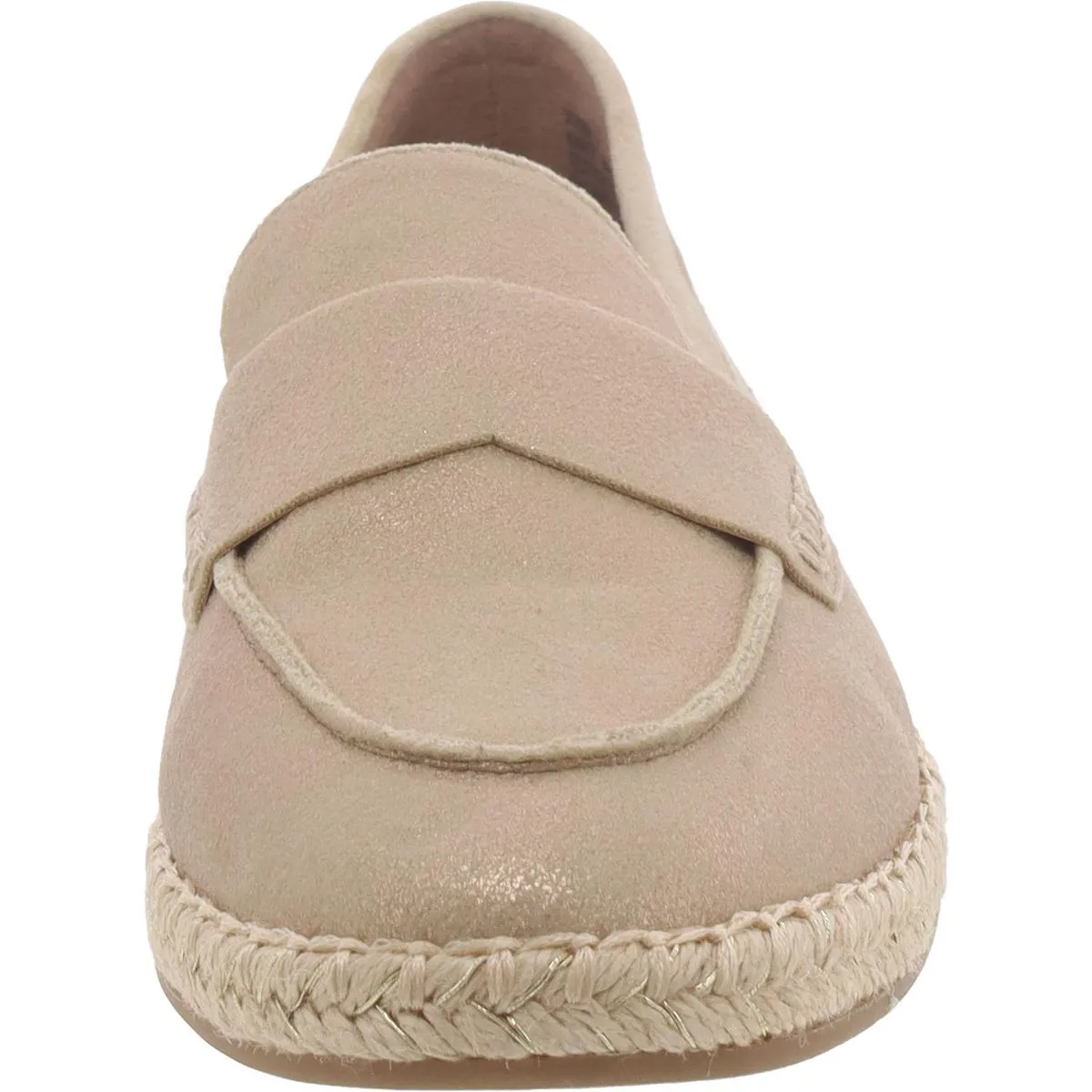 Womens Faux Leather Slip On Loafers