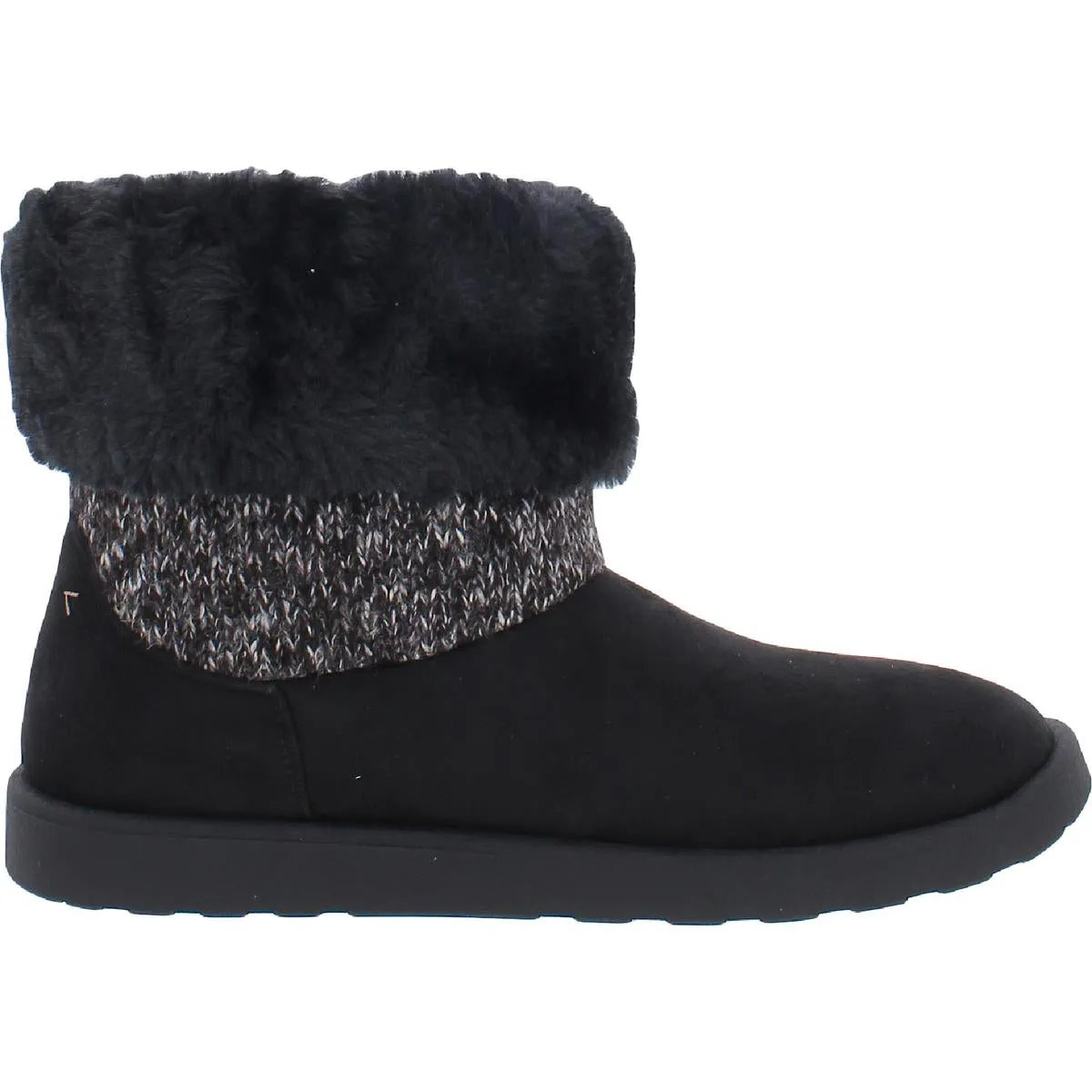 Womens Faux Suede Ankle Winter & Snow Boots