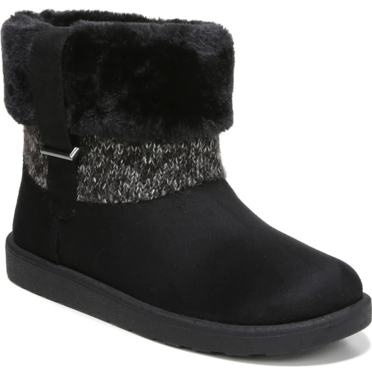 Womens Faux Suede Ankle Winter & Snow Boots