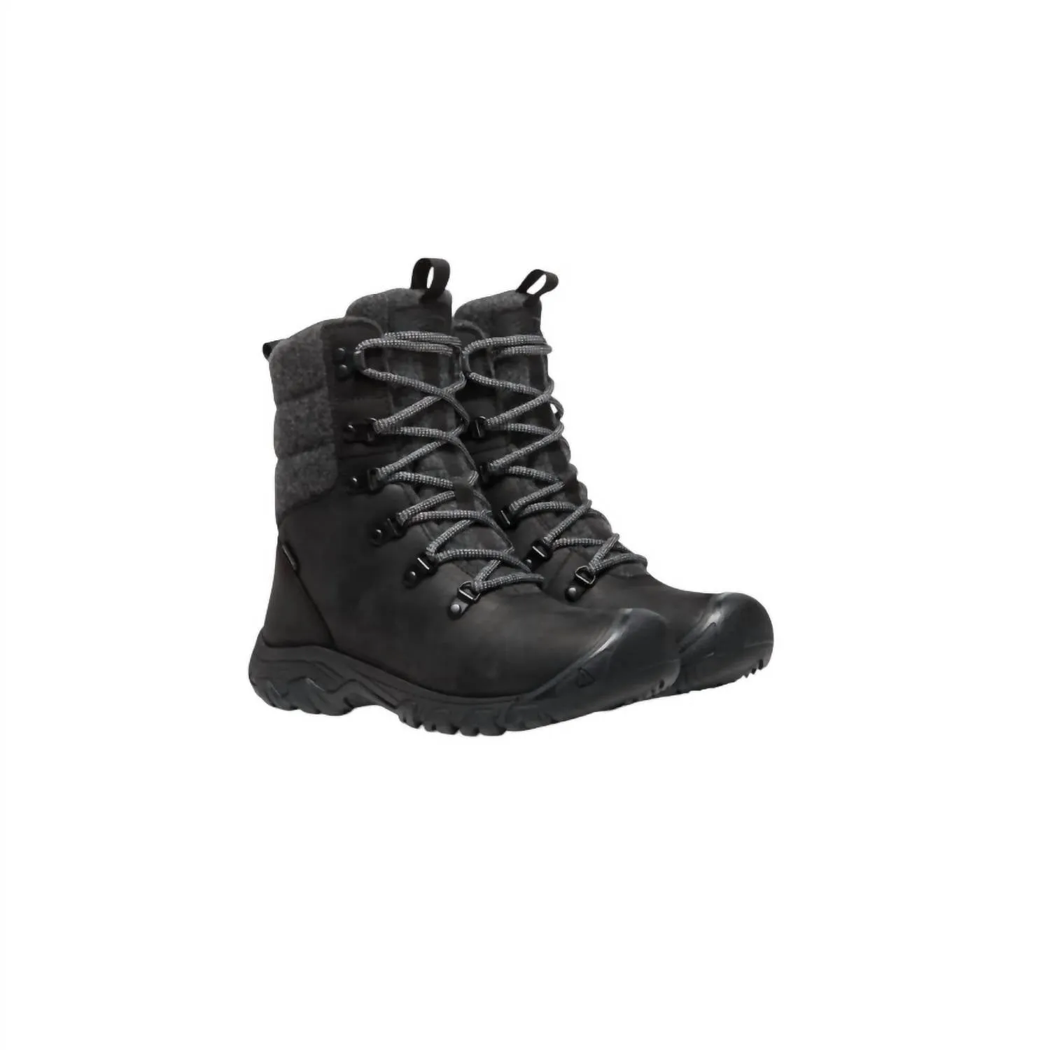 Women's Greta Winter Boots In Black/black Wool