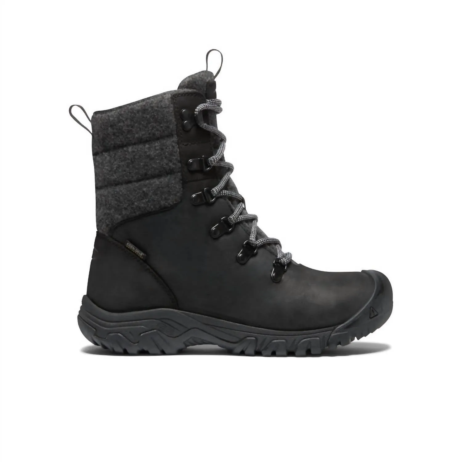 Women's Greta Winter Boots In Black/black Wool