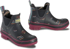 Women’S Heritage Geo Toss Chelsea Rain Boots In Black