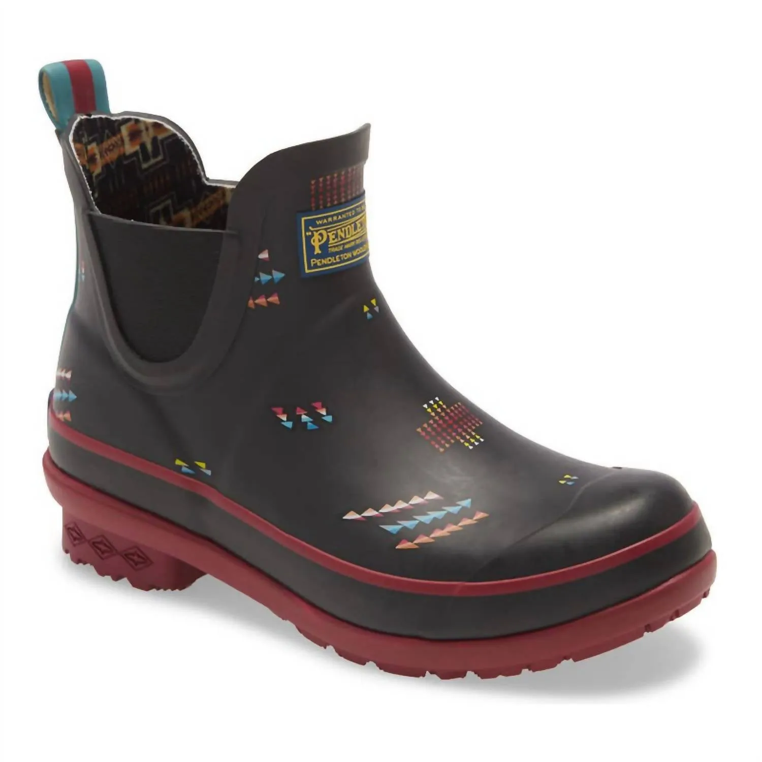 Women’S Heritage Geo Toss Chelsea Rain Boots In Black