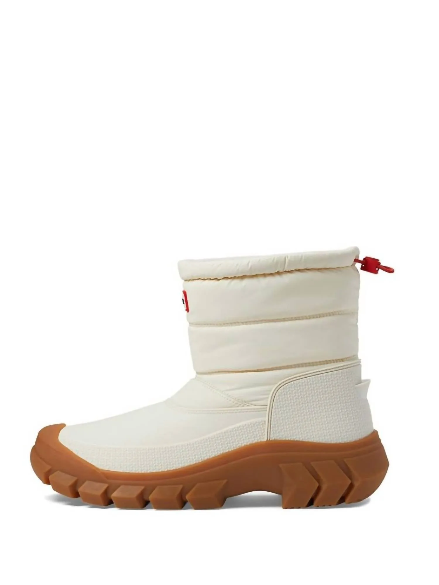 Women's Intrepid Short Snow Boot In White Willow/gum