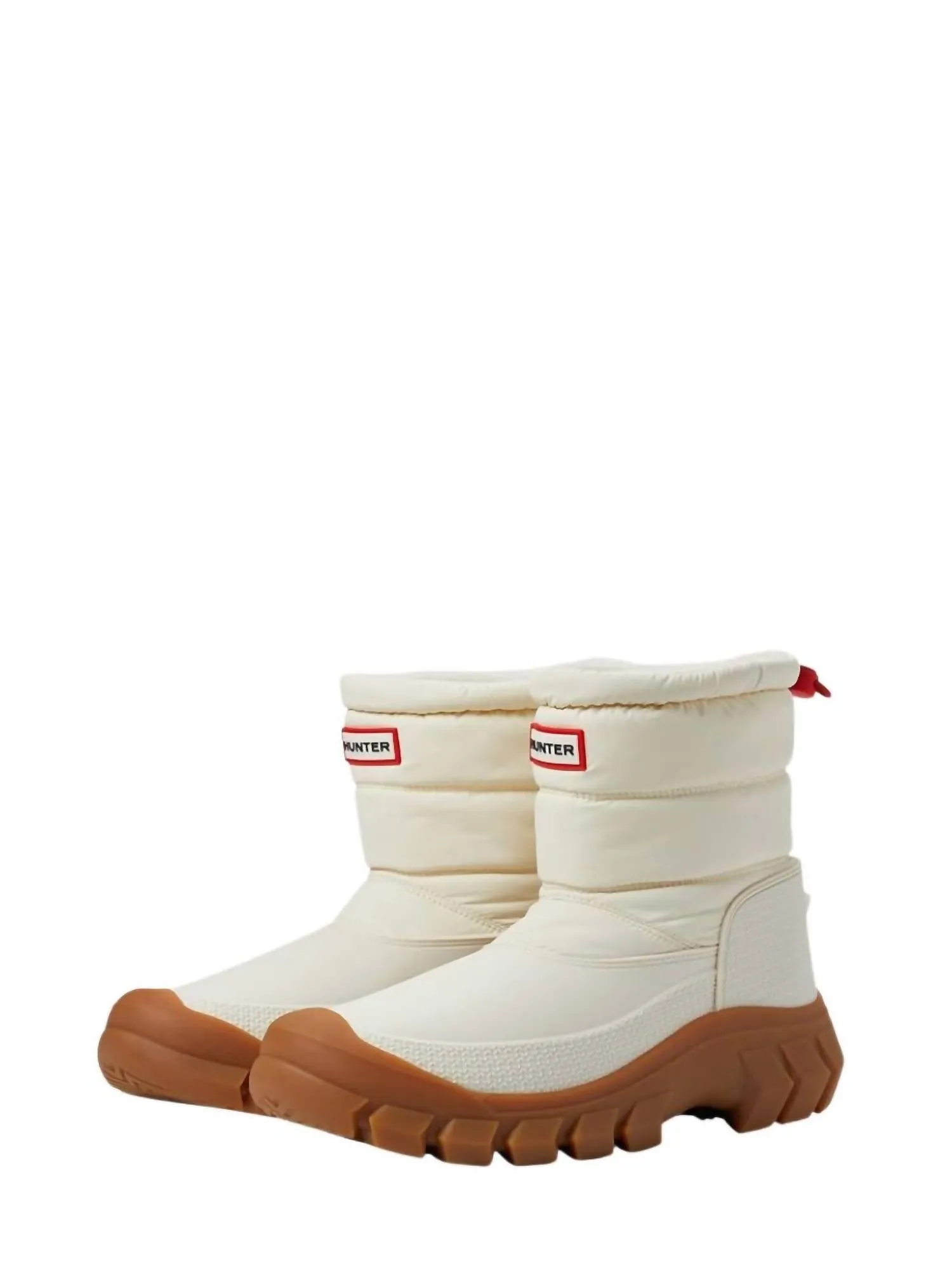 Women's Intrepid Short Snow Boot In White Willow/gum