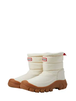 Women's Intrepid Short Snow Boot In White Willow/gum