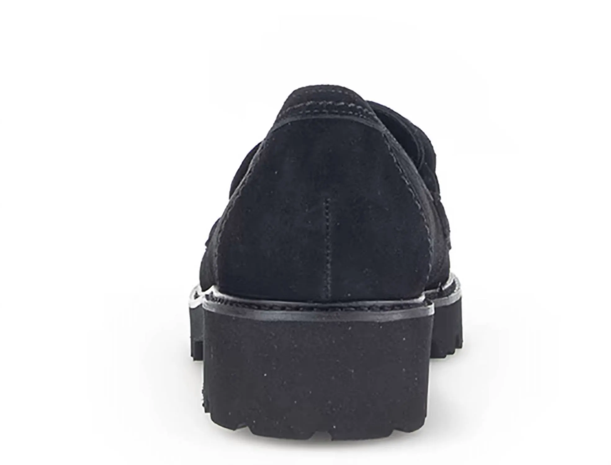 Women's Knot Suede Loafer In Black