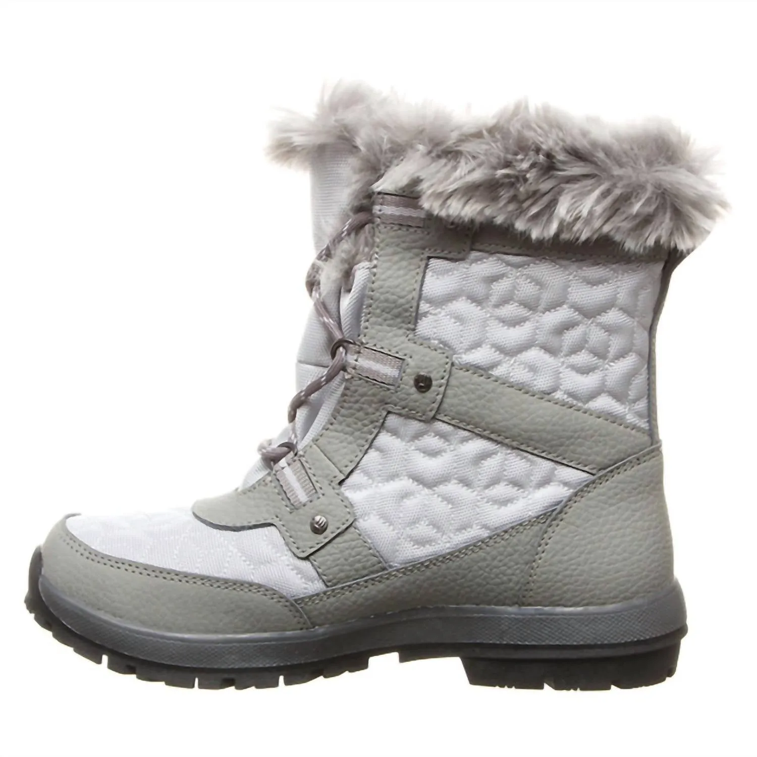 Women's Marina Winter Boots In Charcoal/ Lt. Grey