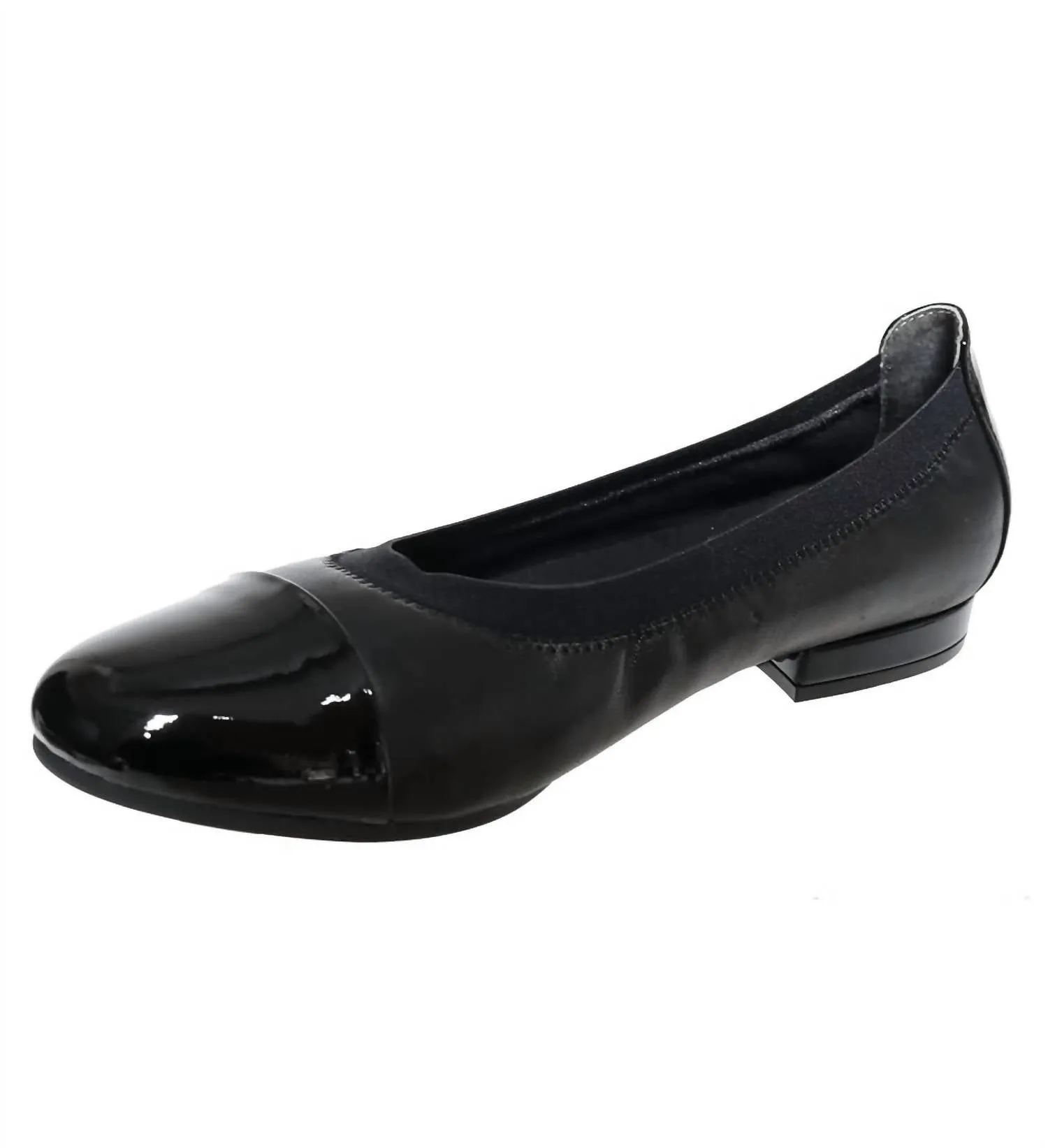 Women's Nicole Flats - Wide Width In Black