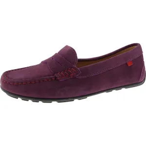 Womens Padded Insole Suede Loafers