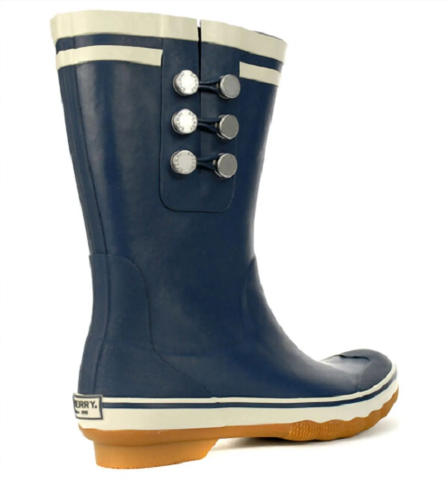 Women's Saltwater Tall Rain Boots In Navy