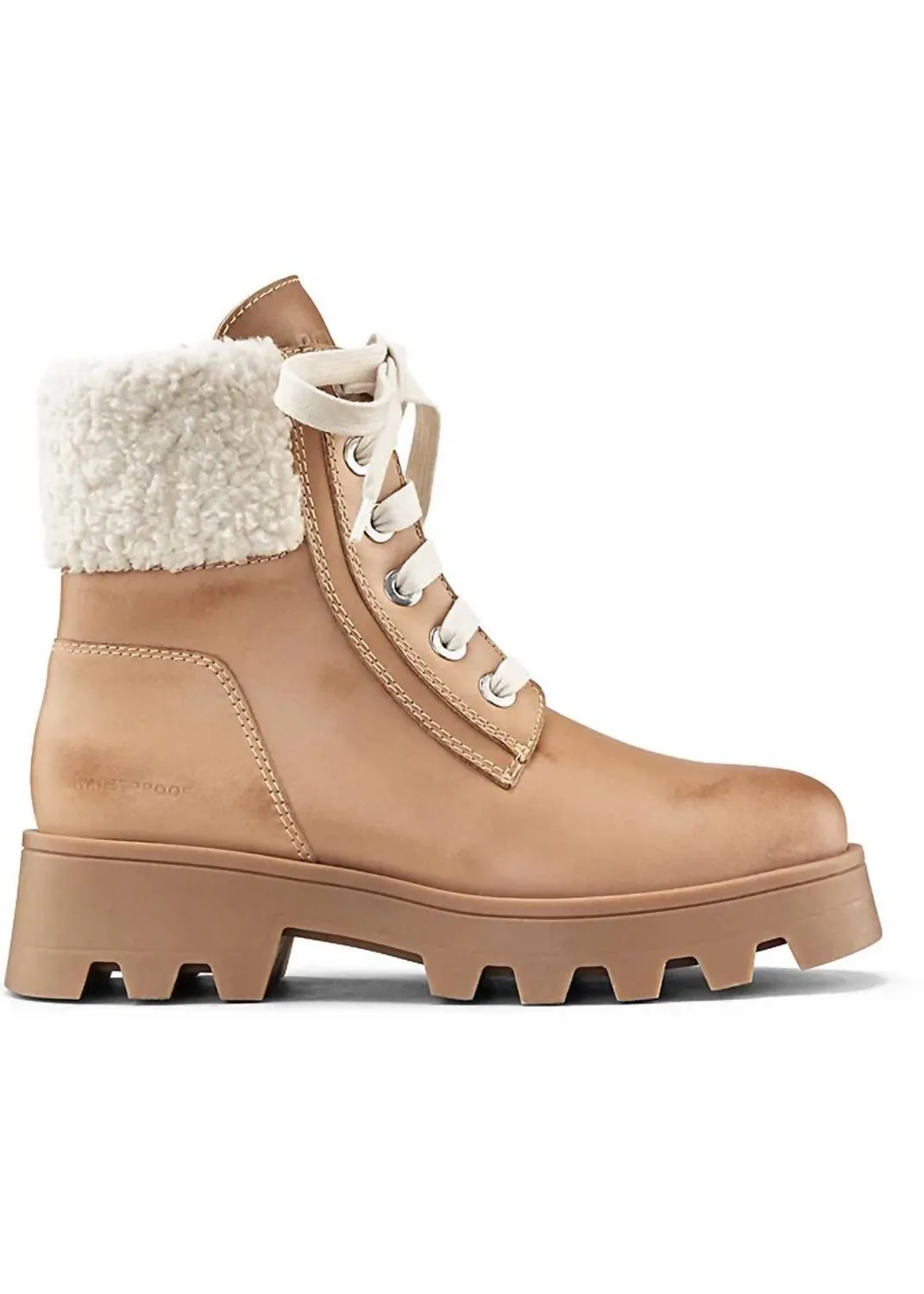 Women's Stella Shearling Waterproof Boot In Caramel