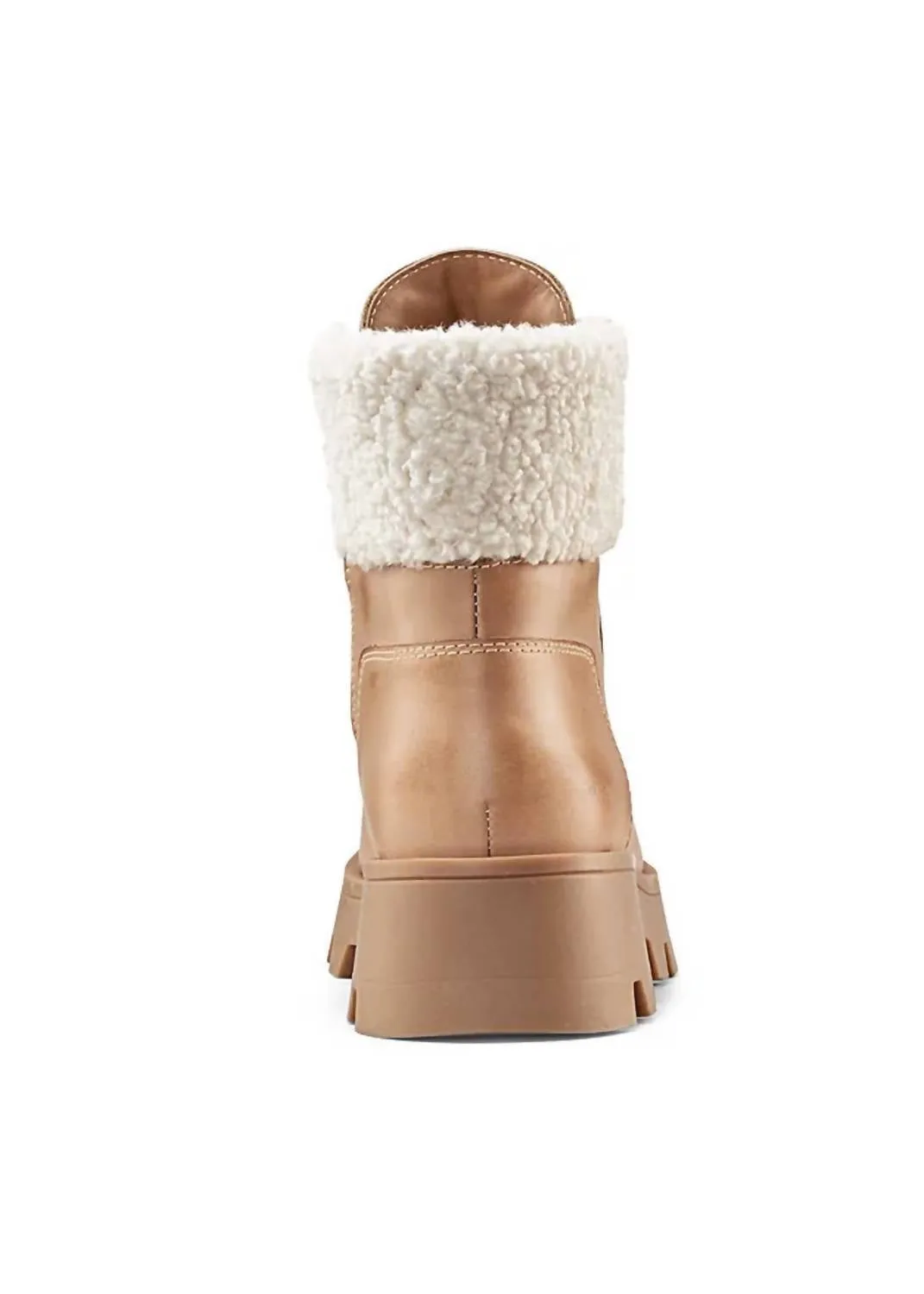 Women's Stella Shearling Waterproof Boot In Caramel