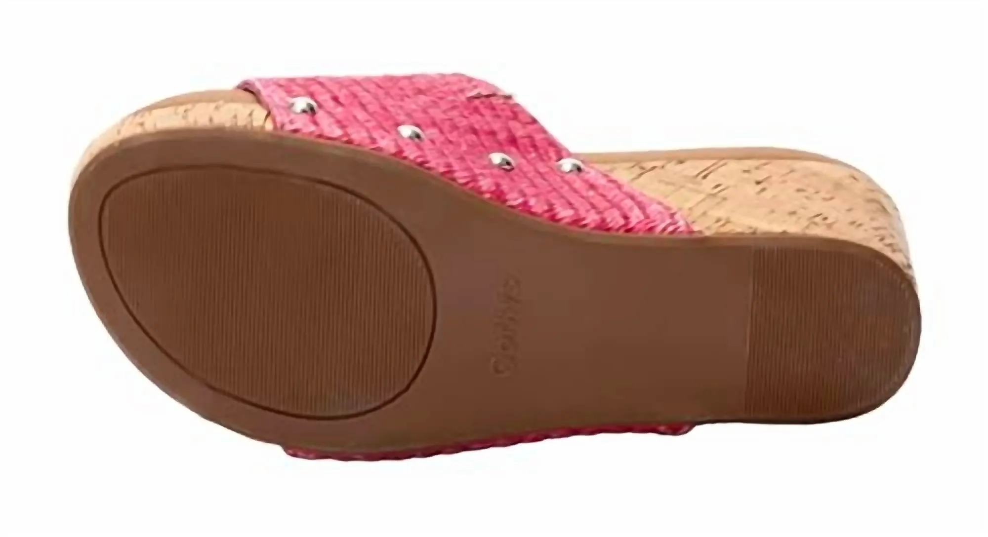 Women's Summer Lovin Studded Casual Sandals In Pink
