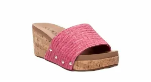 Women's Summer Lovin Studded Casual Sandals In Pink