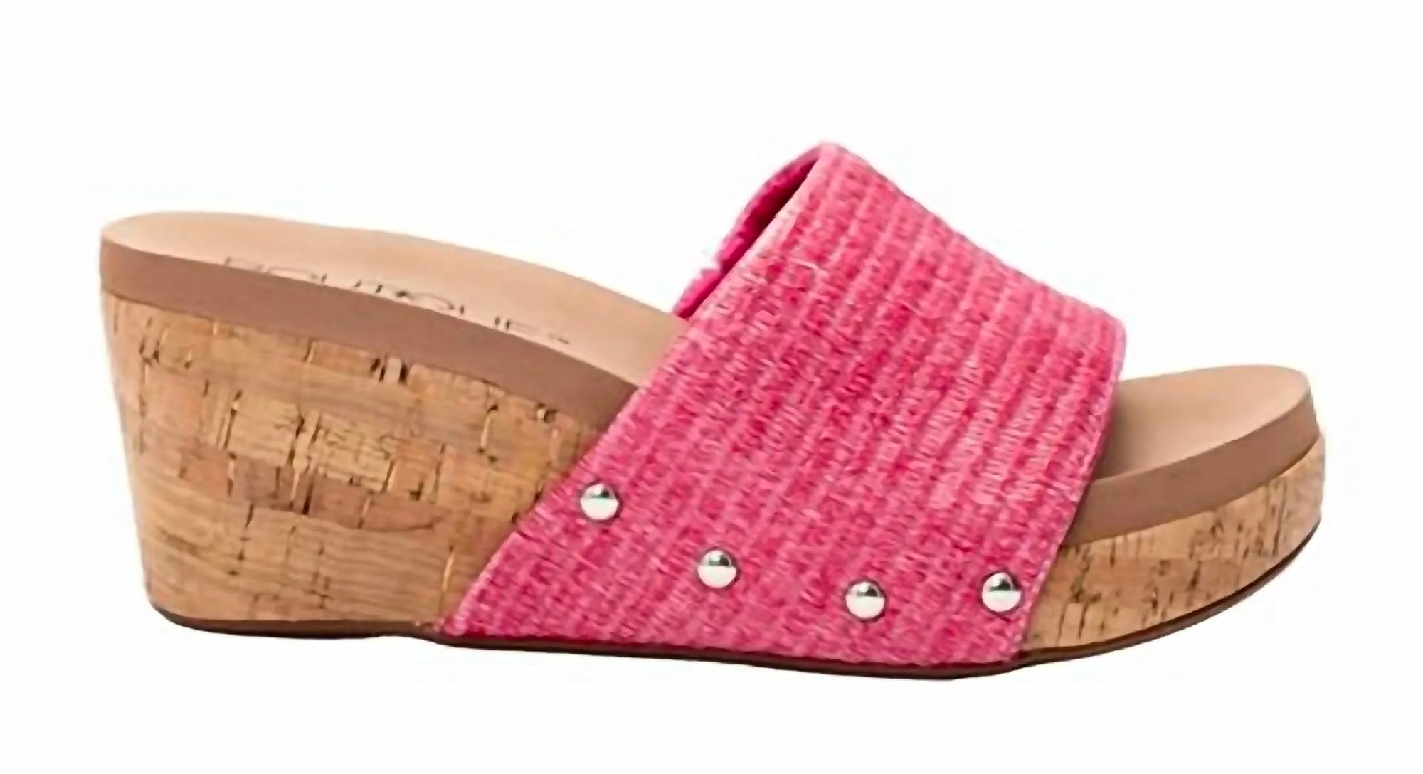 Women's Summer Lovin Studded Casual Sandals In Pink