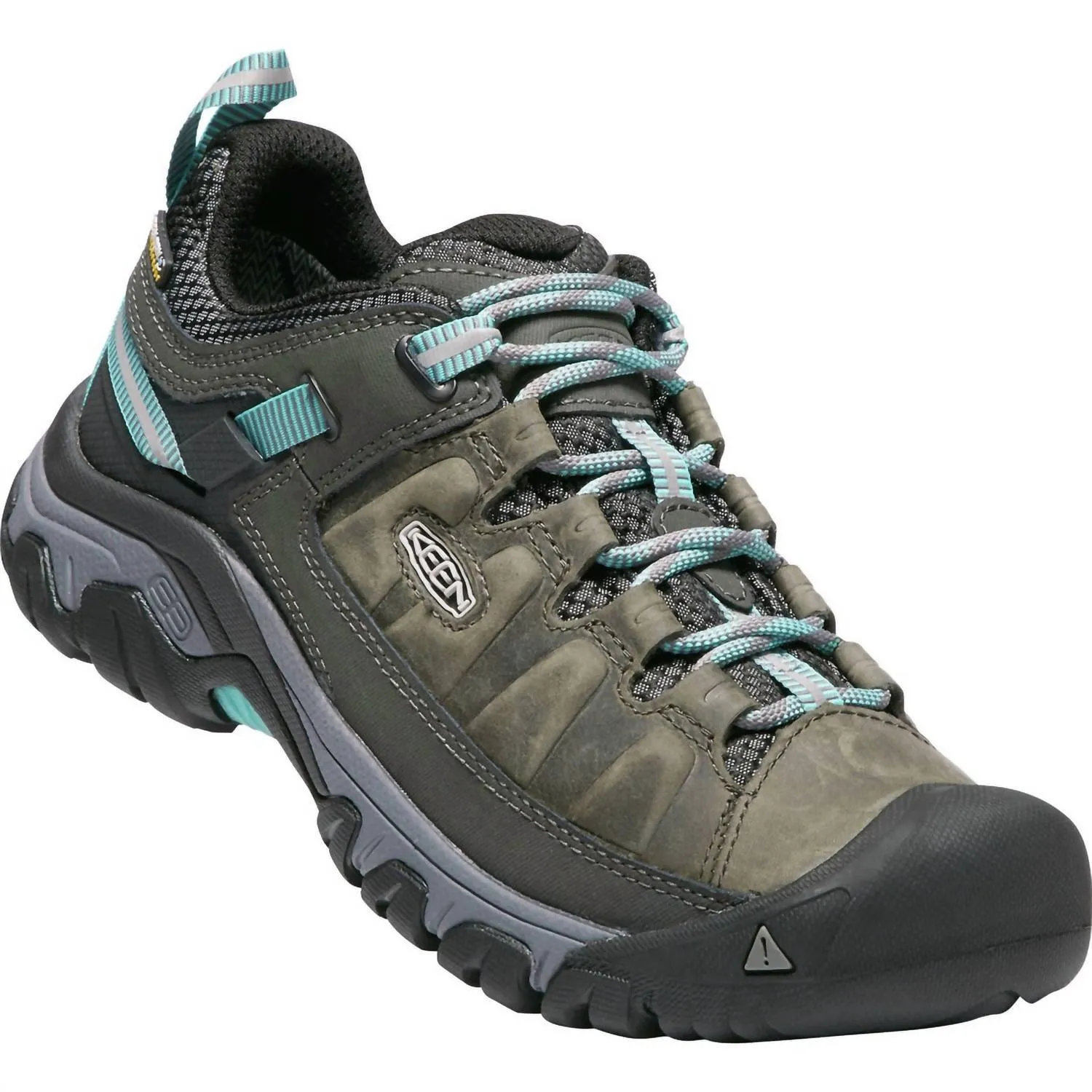 Women's Targhee Iii Waterproof Shoes In Alcatraz/blue Turqouise