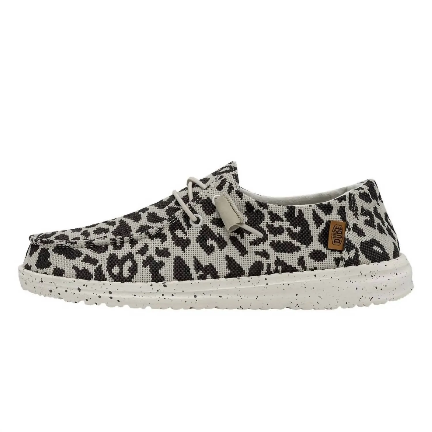 Women's Wendy Woven Shoes In Grey Cheetah