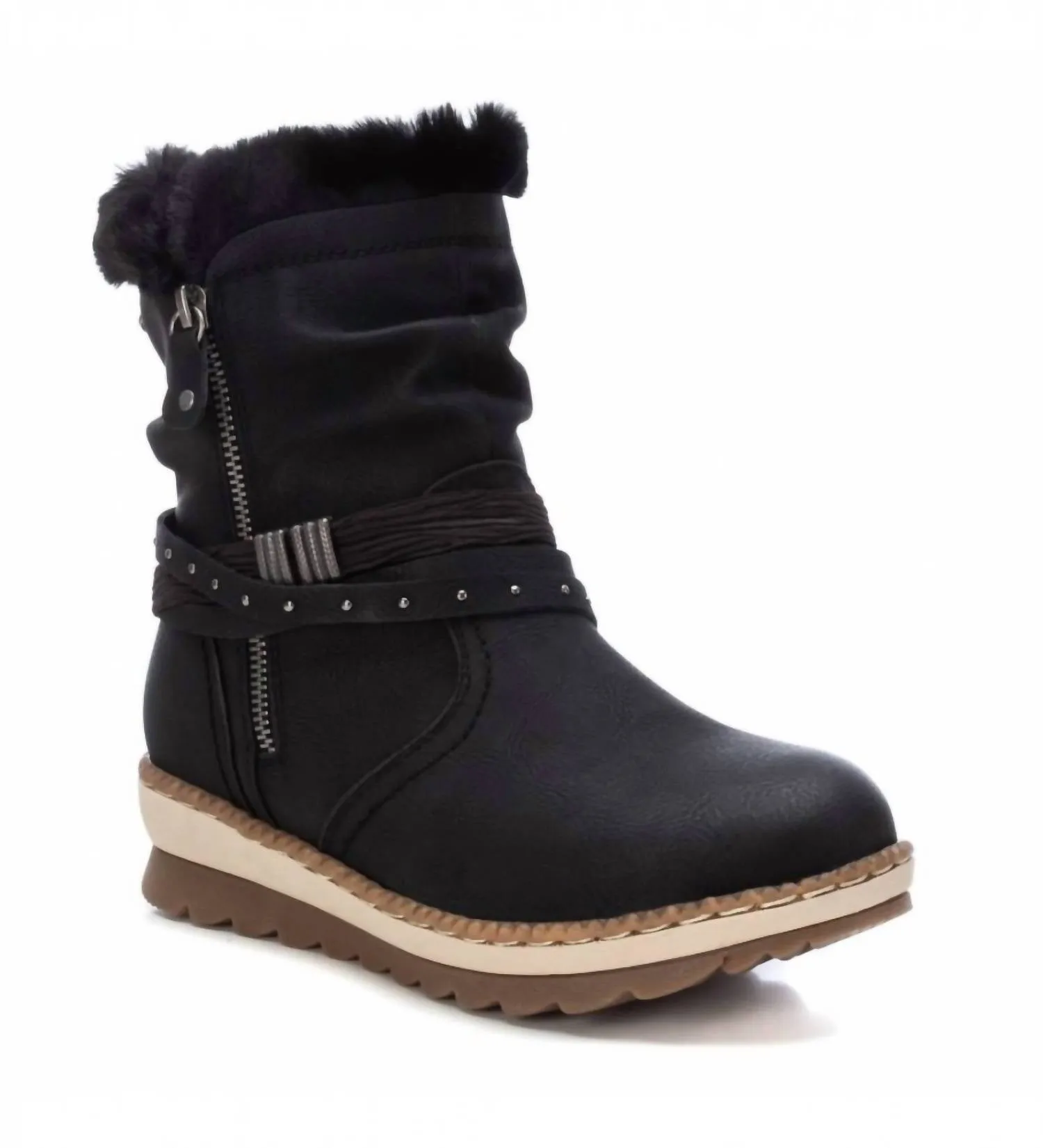 Women's Winter Booties In Black