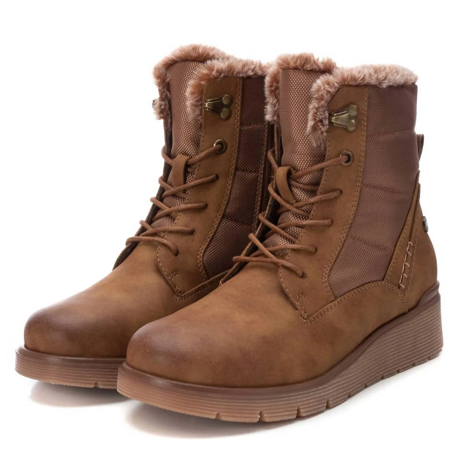 Women's Winter Booties In Camel